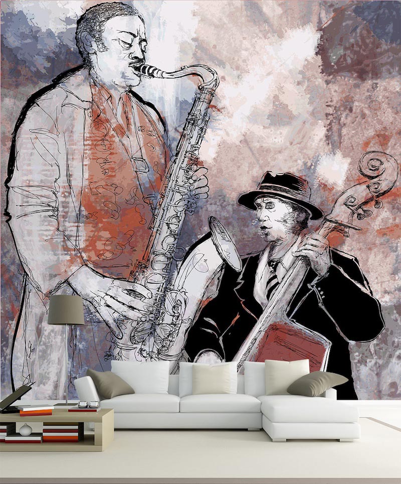 Die Basics von Jazz Tapete | 3DFototapete - 2