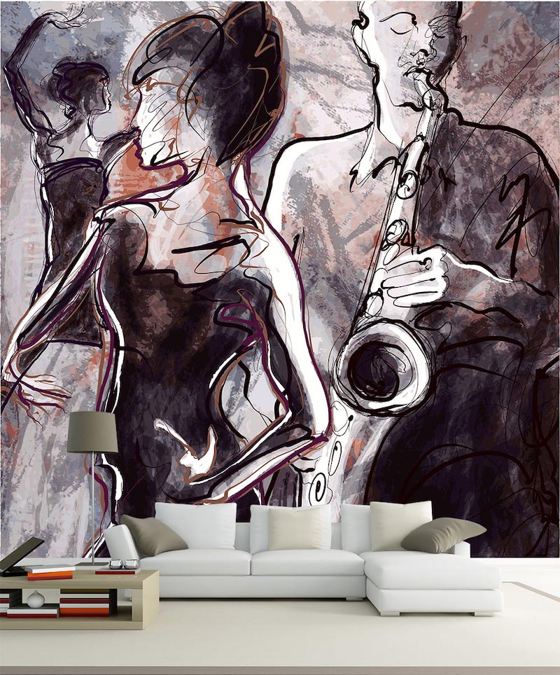Tanz und Musik Tapete | 3DFototapete - 2