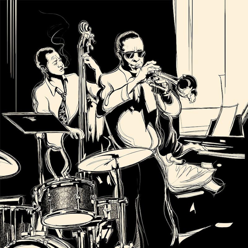 Jazzzeiten Tapete | 3DFototapete