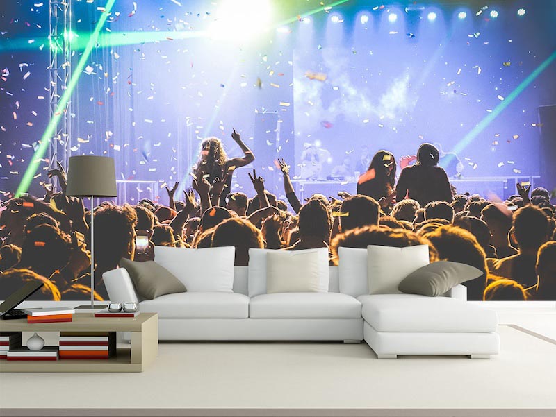 Verrücktes Konzert Tapete | 3DFototapete - 2