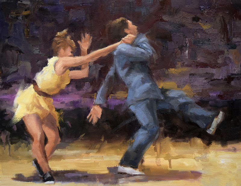 Swing Tanzen Tapete | 3DFototapete