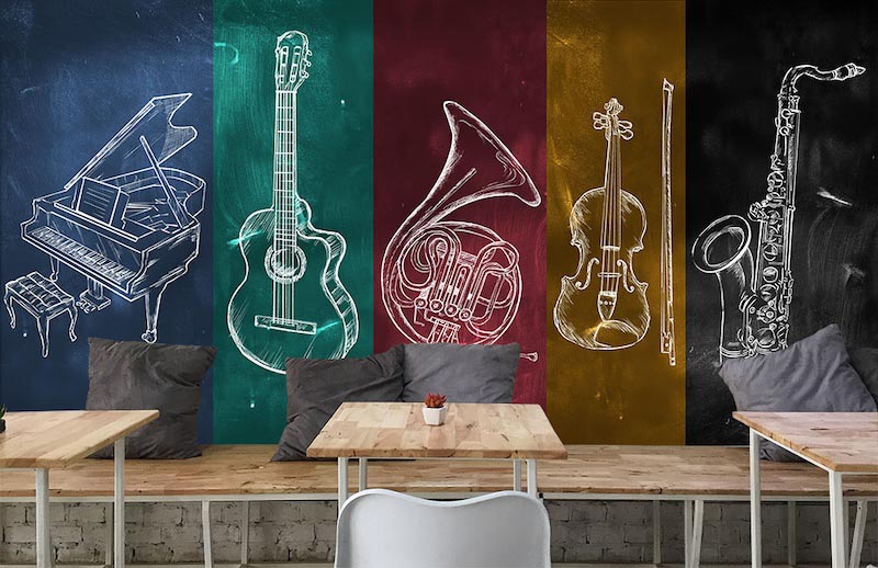 Jazzy Tapete | 3DFototapete - 2