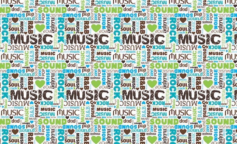 Musik Uberall Tapete | 3DFototapete