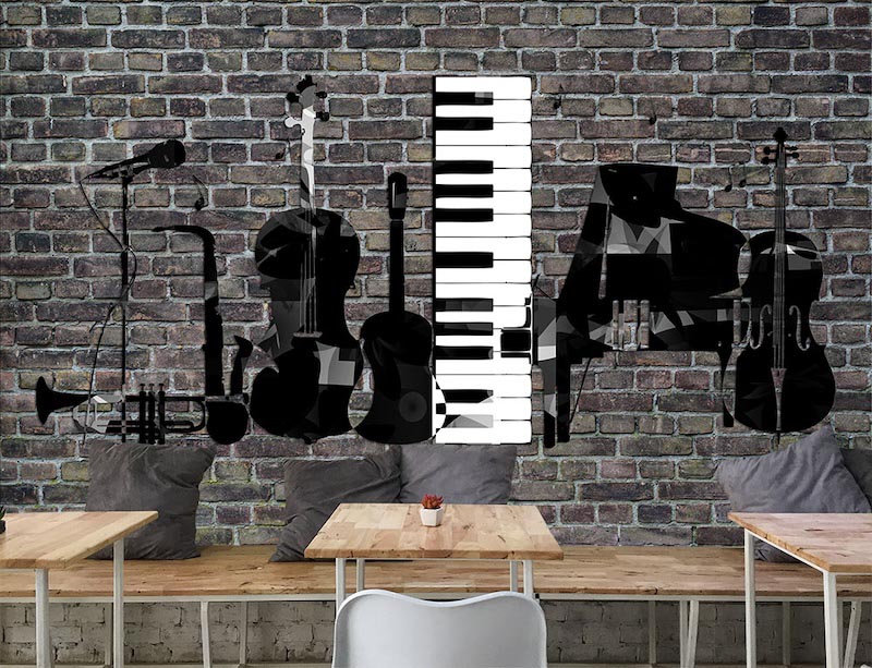 Musik Ist Mein Leben Tapete | 3DFototapete - 2