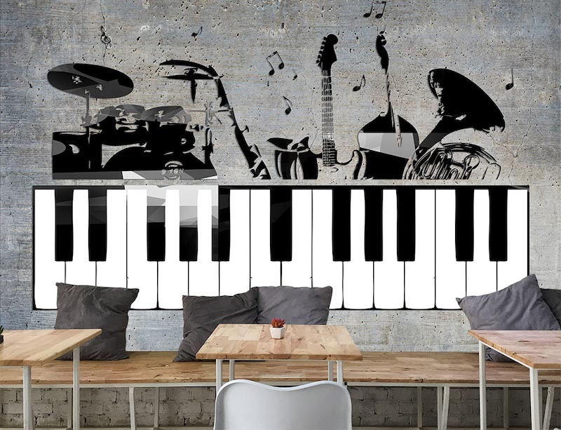 Musikaufnahmestudio Tapete | 3DFototapete - 2