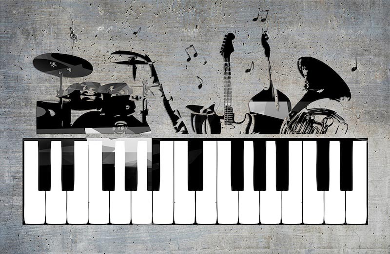 Musikaufnahmestudio Tapete | 3DFototapete