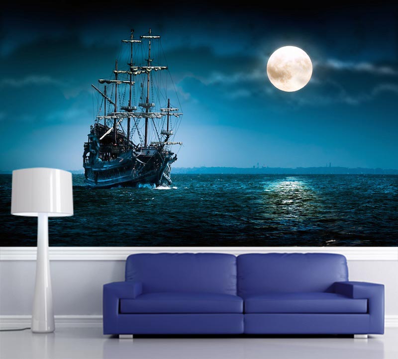 Piratenschiff Tapete | 3DFototapete - 2