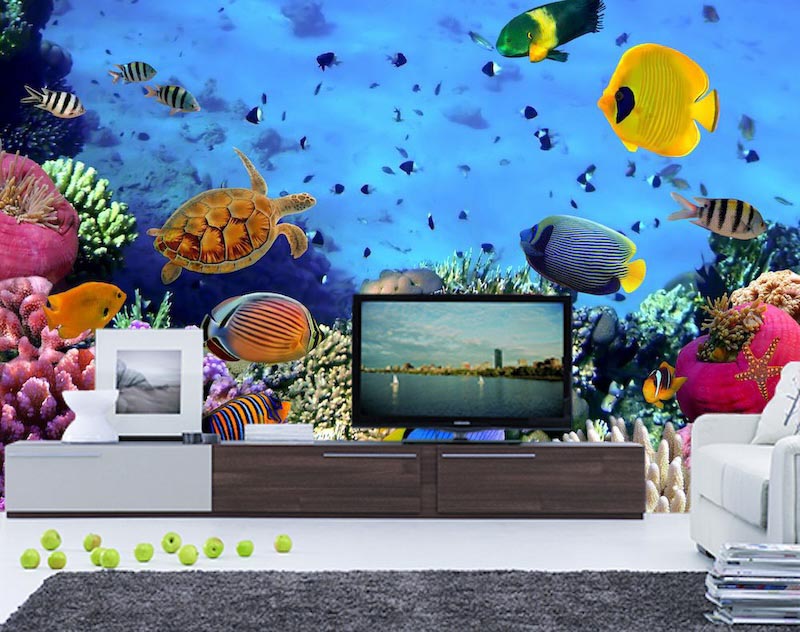 Aquarium Tapete | 3DFototapete - 2