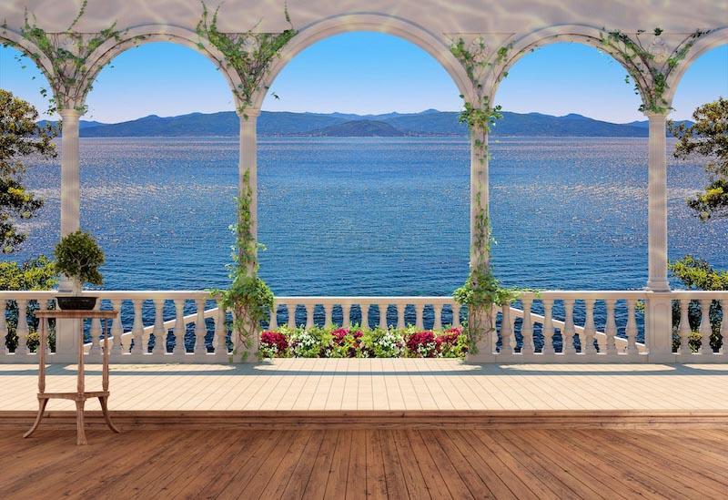 Terrasse Tapete | 3DFototapete - 2