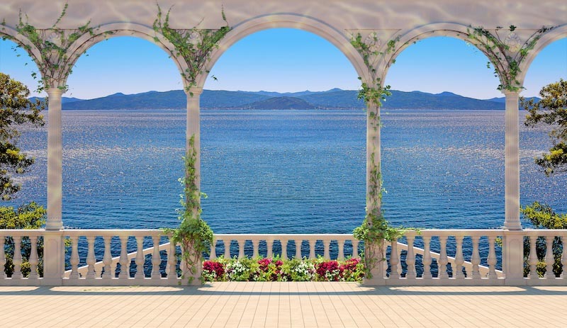 Terrasse Tapete | 3DFototapete