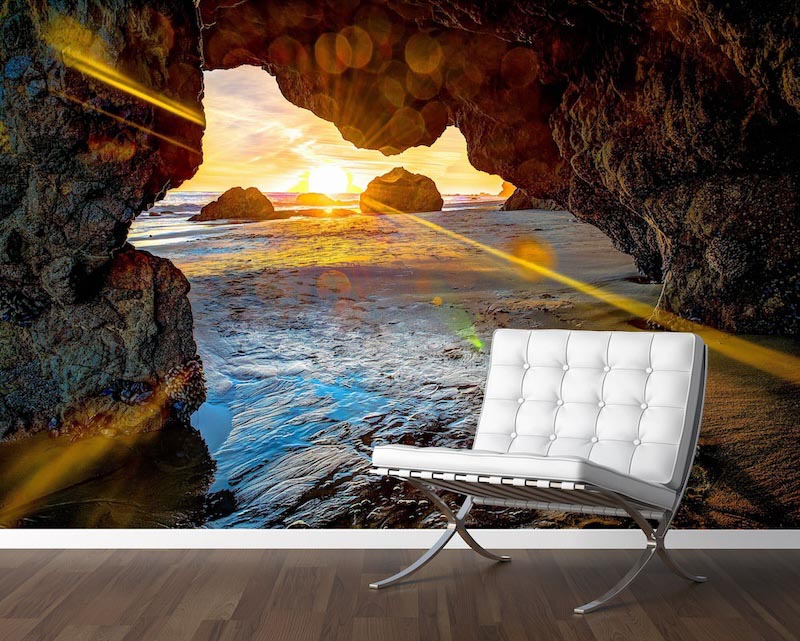 Sandige Grotte Tapete | 3DFototapete - 2