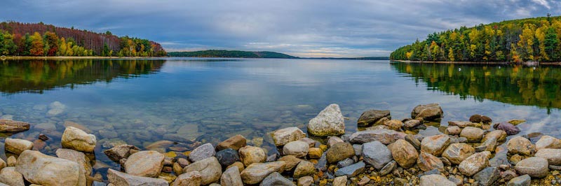 Panoramische Seelandschaft Tapete | 3DFototapete