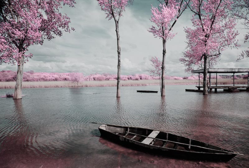 Liebesschiff Tapete | 3DFototapete