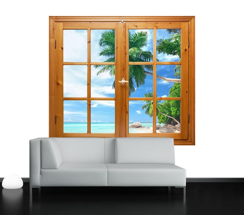 Mein Haus mit Meeresblick Tapete | 3DFototapete - 2