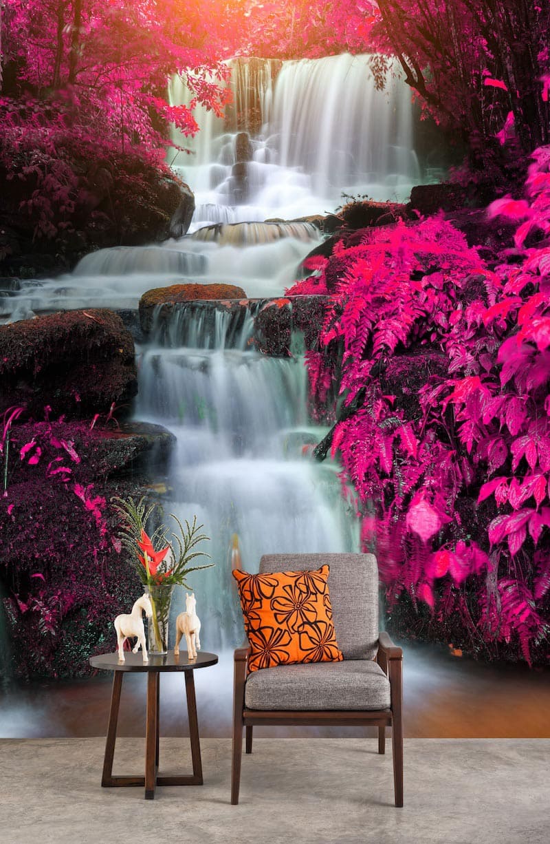 Mun Daeng Wasserfall Tapete | 3DFototapete - 2