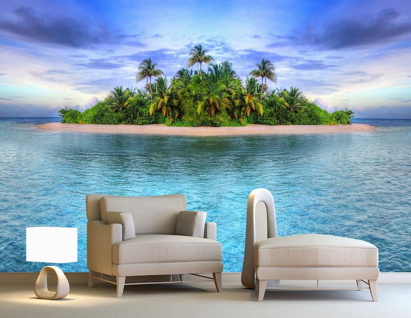 Paradiesinsel Tapete | 3DFototapete - 2