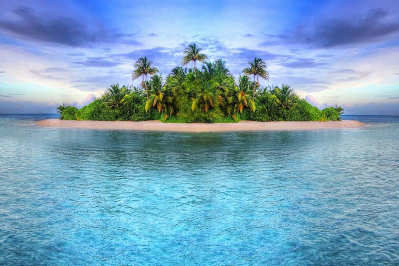 Paradiesinsel Tapete | 3DFototapete