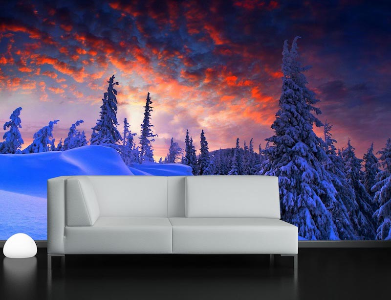 Winter und Weihnachten Tapete | 3DFototapete - 2