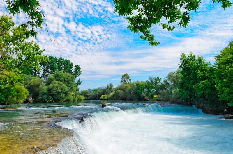 Manavgat Wasserfall Natur Bild Tapete | 3DFototapete