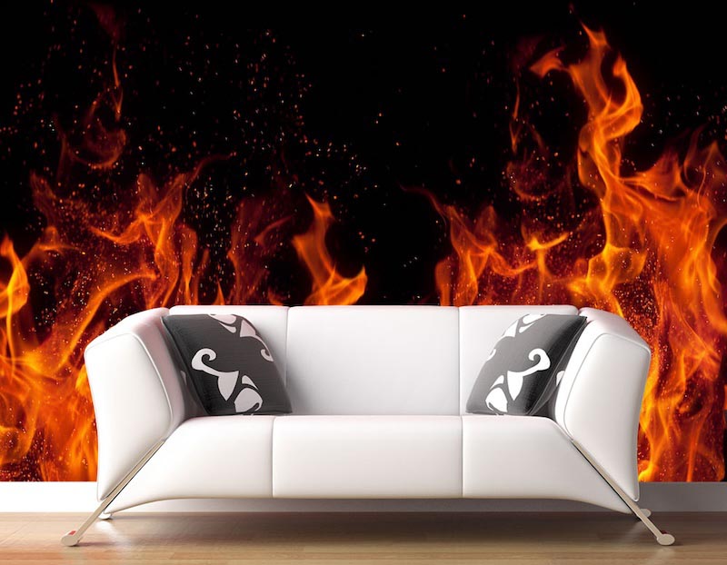 Flamme Tapete | 3DFototapete - 2
