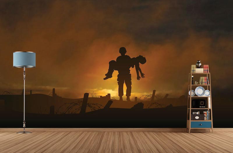 Kein Krieg Tapete | 3DFototapete - 2