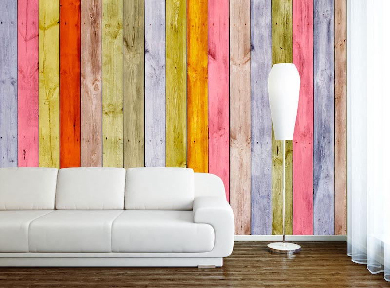 Holzdekoration Tapete | 3DFototapete