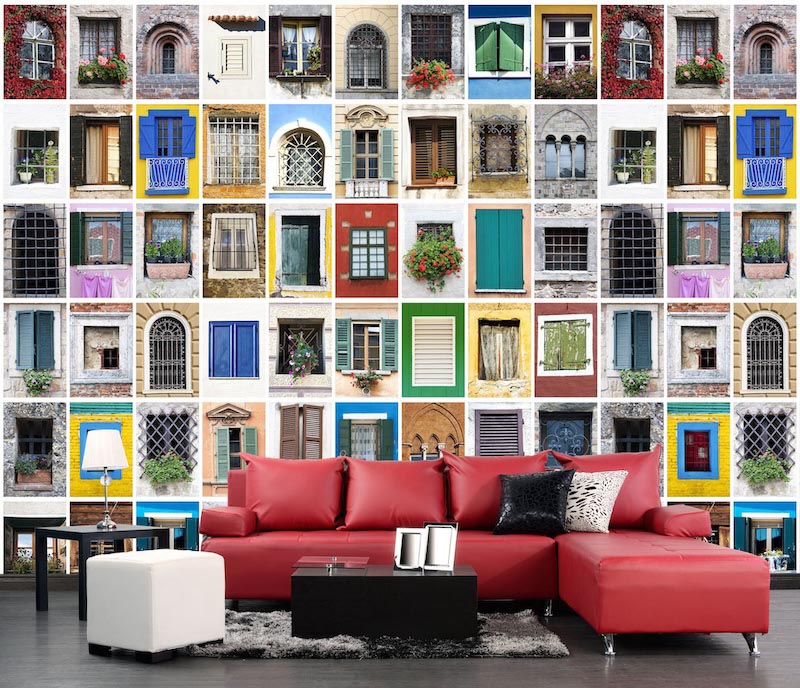 Vorhänge meines Fensters Tapete | 3DFototapete - 2