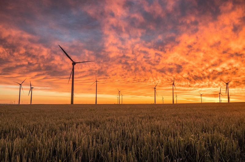 Windturbine Tapete | 3DFototapete