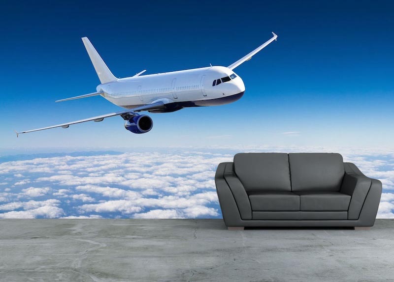 Boeing Manöver Tapete | 3DFototapete - 2