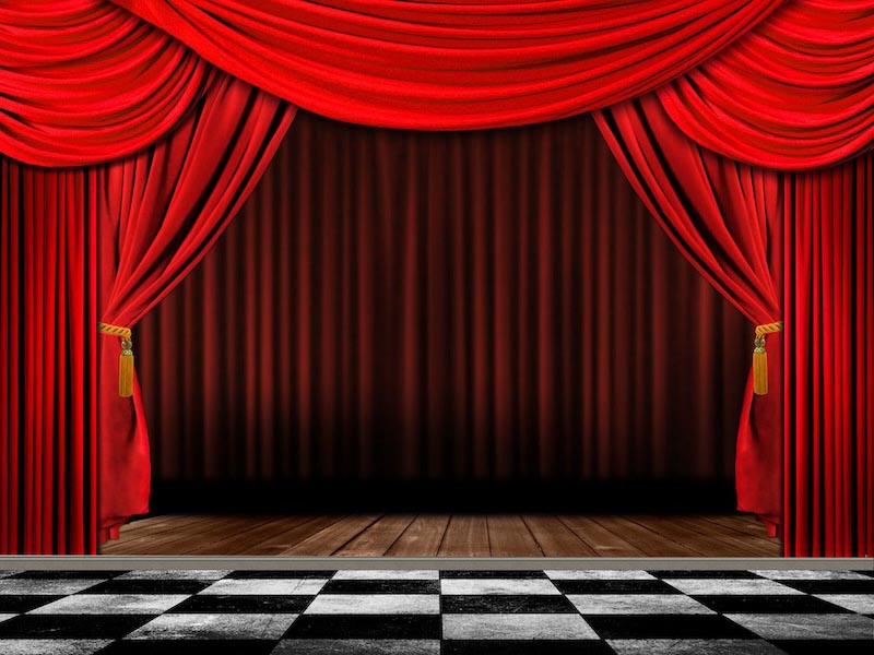 Theaterszene Tapete | 3DFototapete - 2