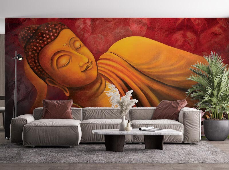 Erleuchteter Zen-Buddha Tapete | 3DFototapete - 2