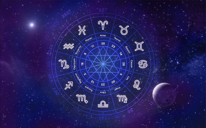Astrologische Zahlen Tapete | 3DFototapete