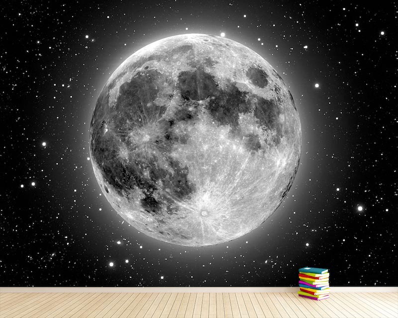 Mond und die Sterne Tapete | 3DFototapete - 2