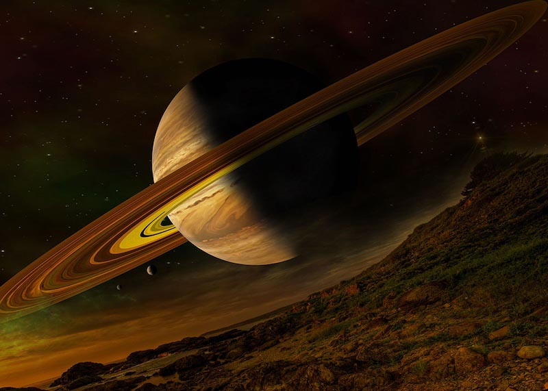 Saturn Tapete | 3DFototapete