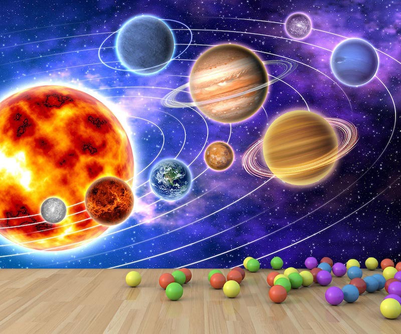 Bunte Galaxie Tapete | 3DFototapete - 2