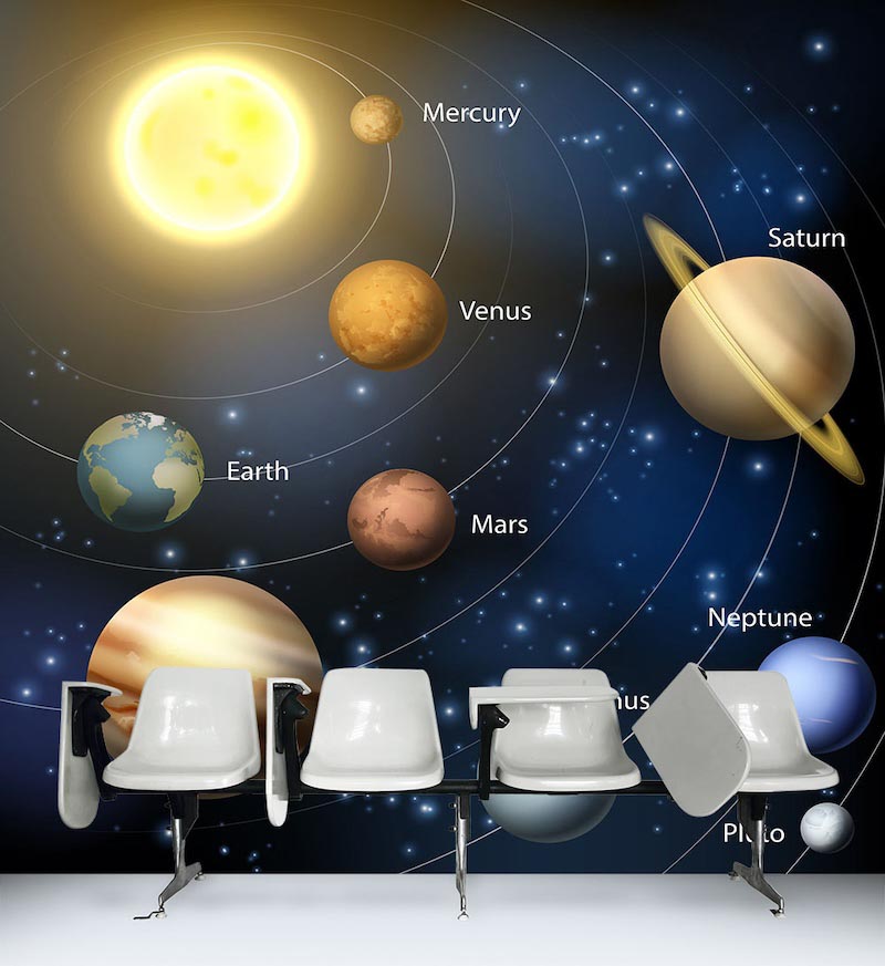 Anordnung der Planeten Tapete | 3DFototapete - 2