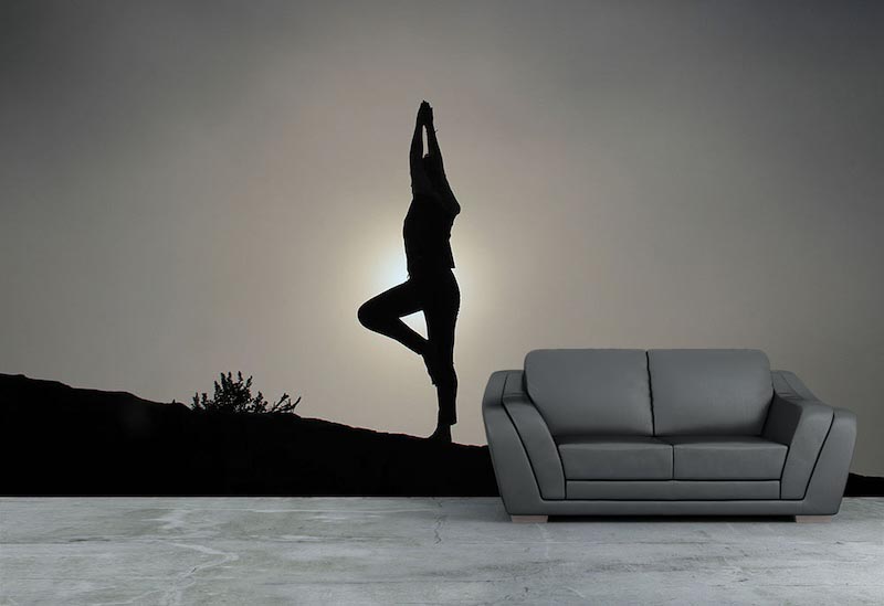 Yoga und Stretching Tapete | 3DFototapete - 2