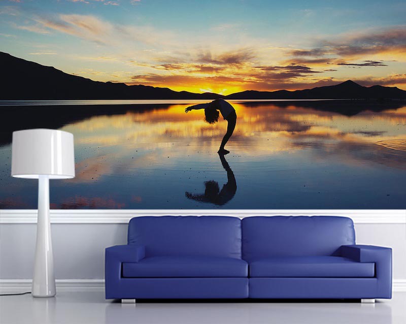 Yoga und Frieden Tapete | 3DFototapete - 2