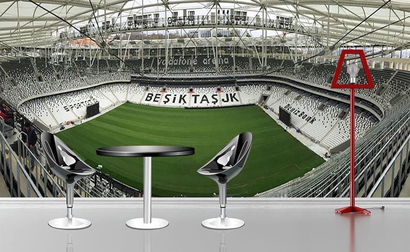 Beşiktaş Vodafone Arena Stadion Tapete | 3DFototapete - 2