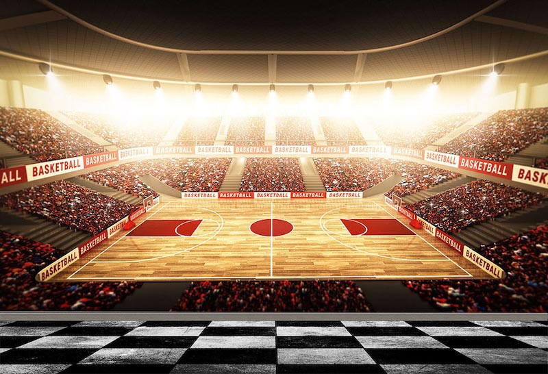 Basketball Stadion Tapete | 3DFototapete - 2