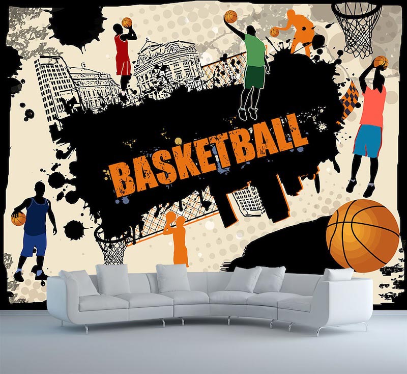 Basketball Tapete | 3DFototapete - 2