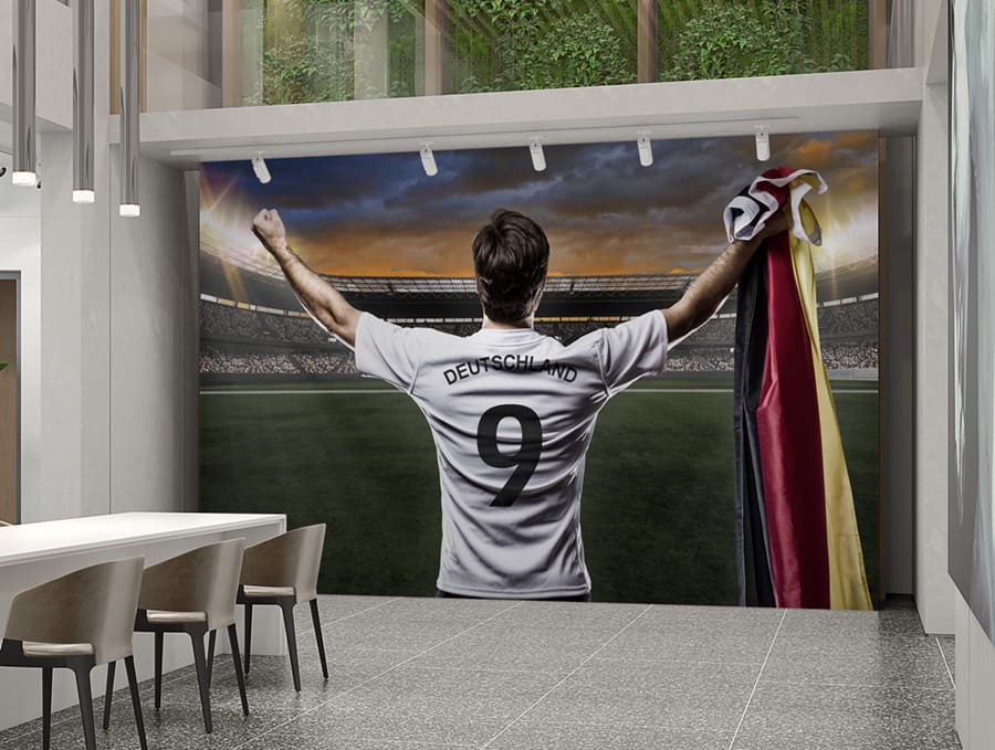 Deutsche Fußballmannschaft Tapete | 3DFototapete - 2