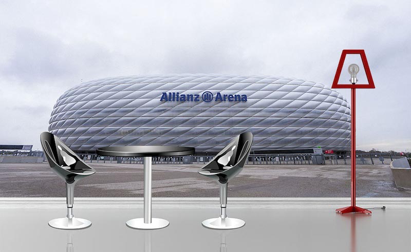 Allianz Arena Tapete | 3DFototapete - 2