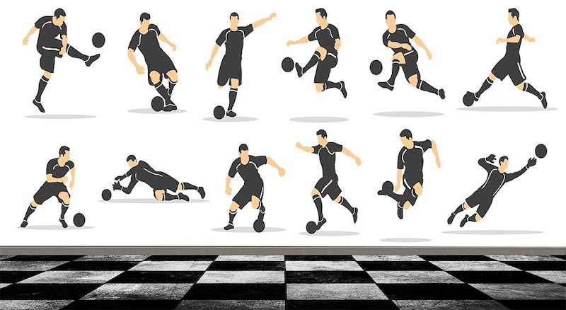 Wie Man Fußball Spielt Tapete | 3DFototapete - 2