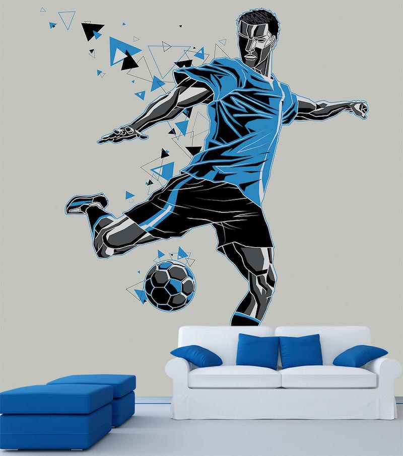 Fußballspieler Tapete | 3DFototapete - 2