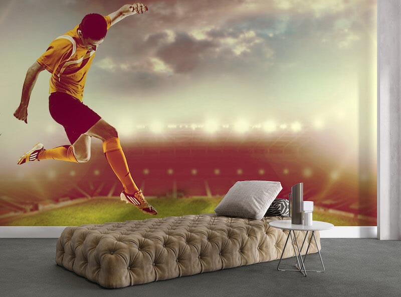 Fußballspieler Tapete | 3DFototapete - 2