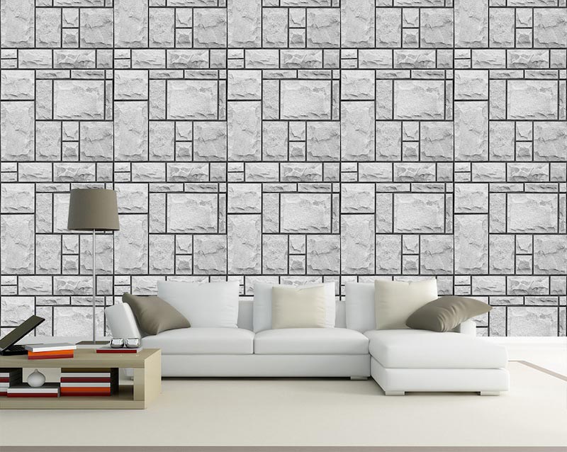 Graue Steinmauer Tapete | 3DFototapete - 2