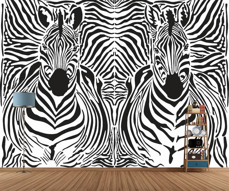 Zebrastreifen Tapete | 3DFototapete - 2
