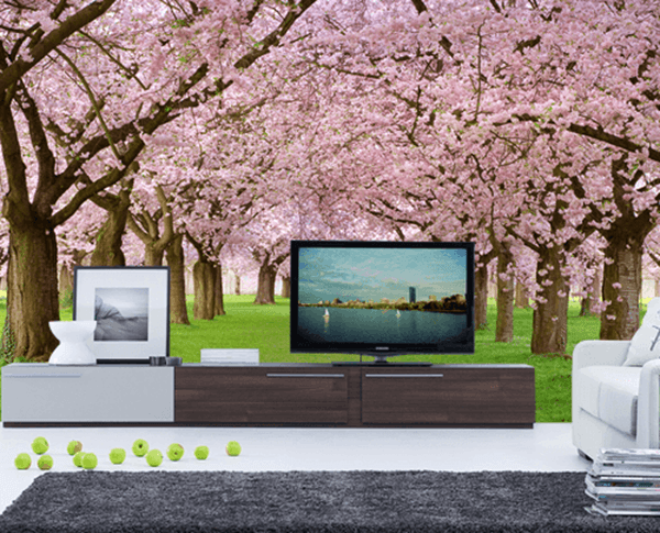 Wallpaper Behind LCD Or Plasma TV - 4