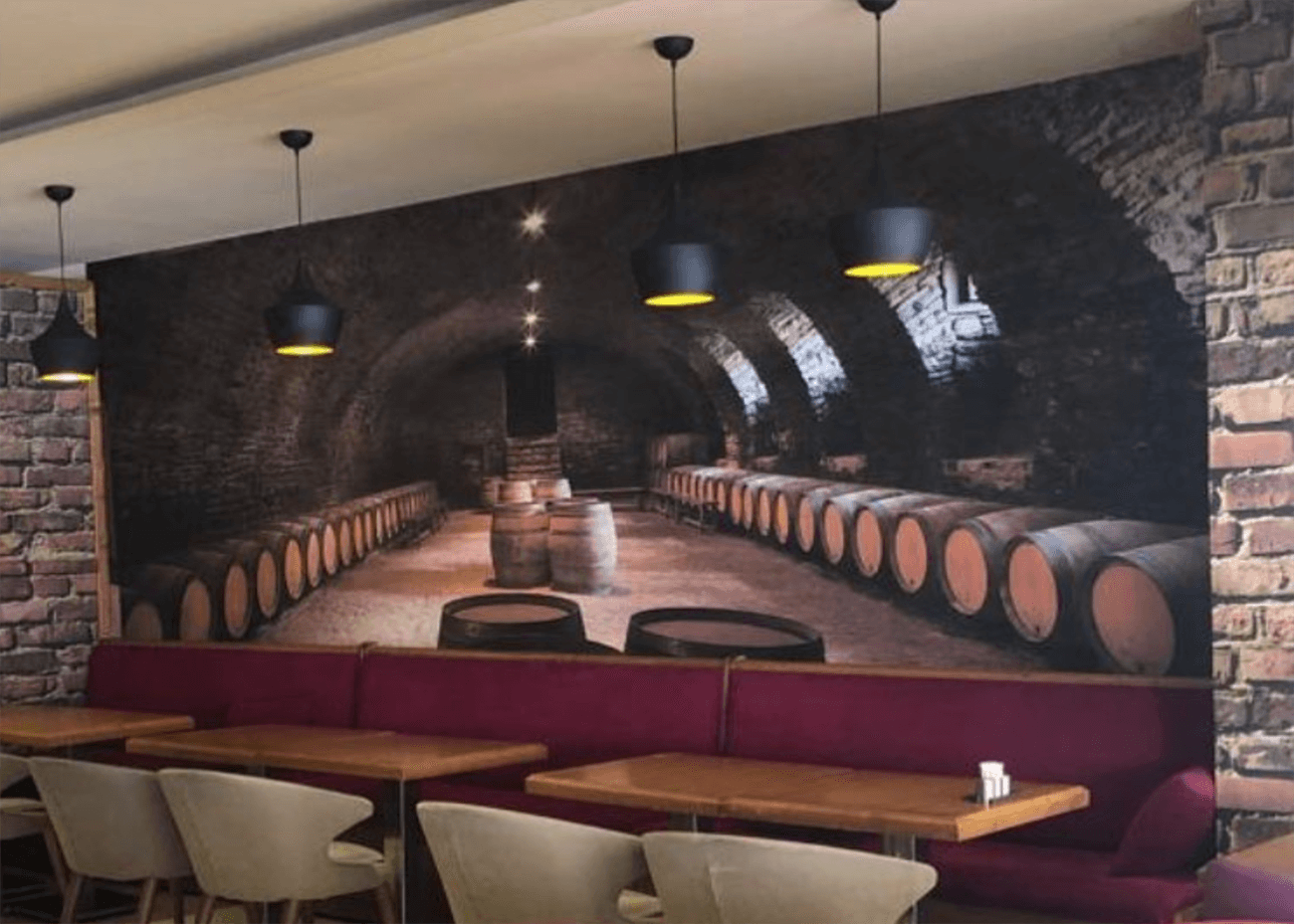 Wallpaper for bars and restaurants